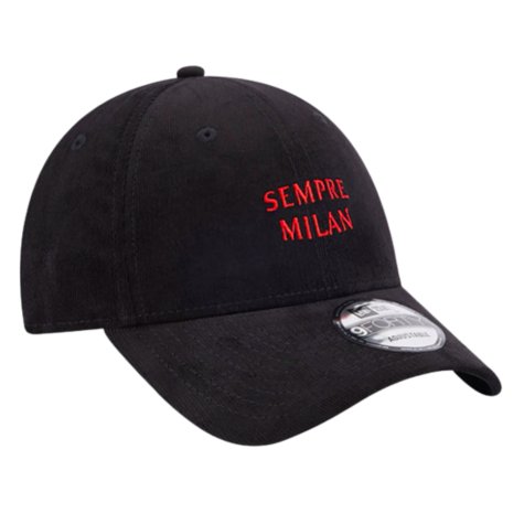 AC Milan Needle Cord Black 9FORTY Adjustable Cap