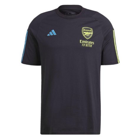 2023-2024 Arsenal Training Tee (Black) (Smith Rowe 10)