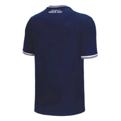 2023-2024 Scotland Rugby Polycotton Tee (Navy) - Kids