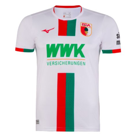 2023-2024 FC Augsburg Home Shirt (Uduokhai 19)