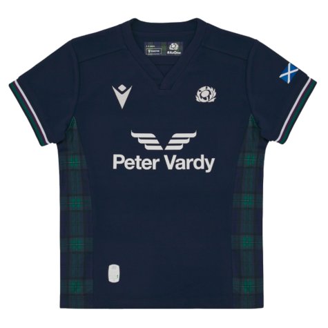 2023-2024 Scotland Home Rugby Little Kids Shirt (Your Name)