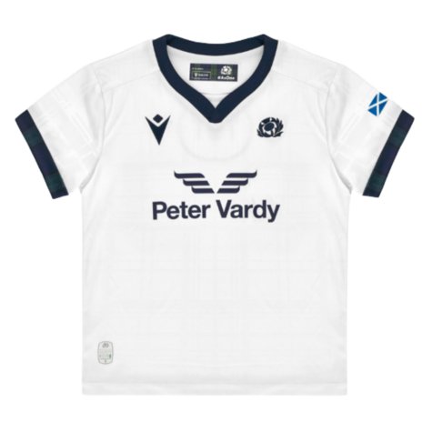 2023-2024 Scotland Away Little Kids Rugby Shirt (Your Name)