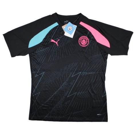 2023-2024 Man City Pre-Match Jersey (Dark Navy) (GUNDOGAN 8)