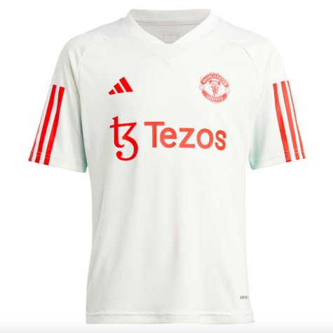 2023-2024 Man Utd Training Jersey (White) - Kids (Charlton 9)