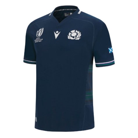 Scotland RWC 2023 Home Rugby Shirt (Kids) (Your Name)