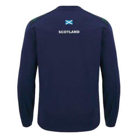 2023-2024 Scotland Rugby Round Neck Training Sweatshirt (Navy)