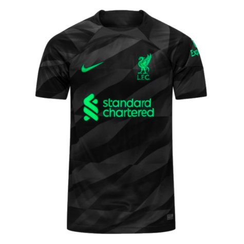 2023-2024 Liverpool Goalkeeper Home Shirt (Black) (Reina 25)