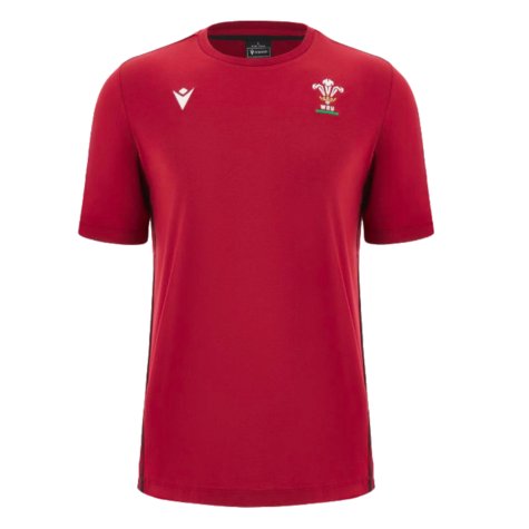 2023-2024 Wales Rugby Travel Cotton Shirt (Red) (Your Name)