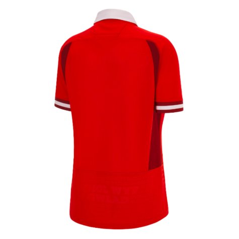 Wales RWC 2023 WRU Home Rugby Shirt (Ladies) (Warburton 7)