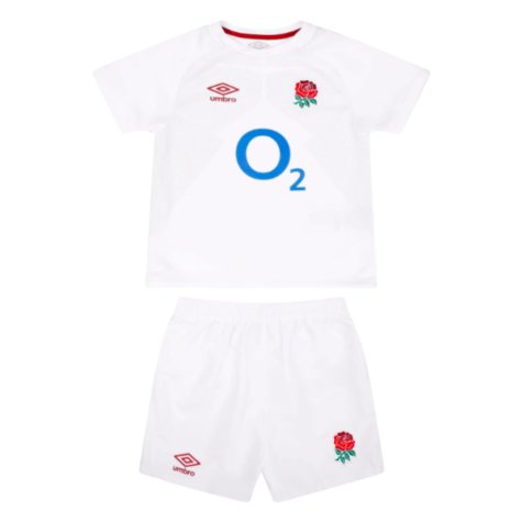 2023-2024 England Rugby Home Replica Infant Mini Kit (Underhill 7)