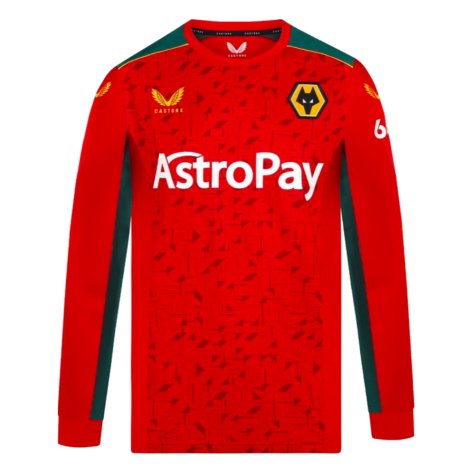 2023-2024 Wolves Long Sleeve Away Shirt (ADAMA 37)