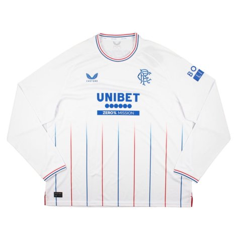 2023-2024 Rangers Long Sleeve Away Shirt (Gascoigne 8)