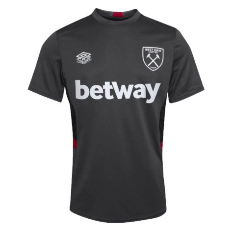 2023-2024 West Ham Training Jersey (Carbon) (BENRAHMA 22)