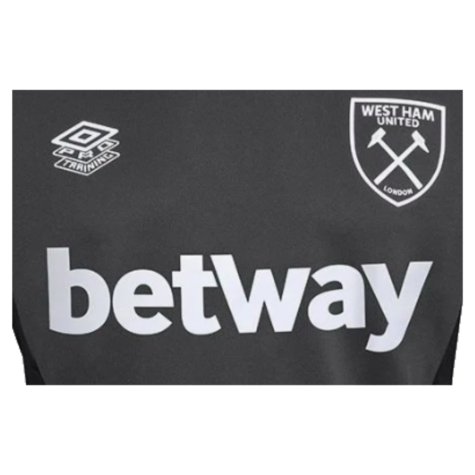 2023-2024 West Ham Training Jersey (Carbon) (CRESSWELL 3)