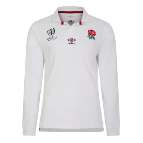 England RWC 2023 Home LS Classic Jersey (Kids) (Robinson 14)