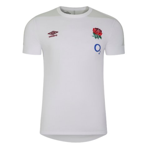 2023-2024 England Rugby Presentation Tee (White) (Lawes 4)