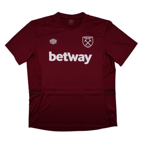 2023-2024 West Ham Training Jersey (Claret) (SCAMACCA 11)