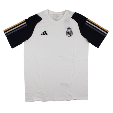 2023-2024 Real Madrid Core Tee (White) (Vini Jr 7)