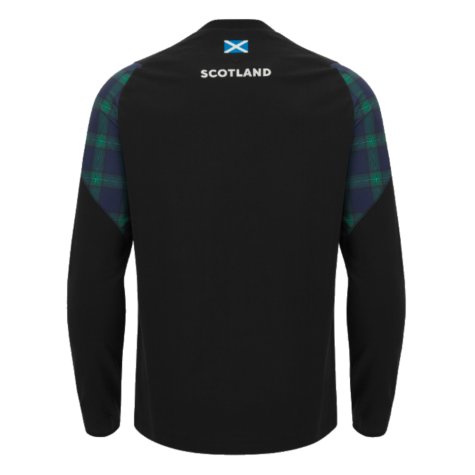 2023-2024 Scotland Rugby LS Travel Tee (Black)