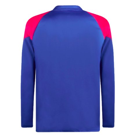 2023-2024 AC Milan Training Half Zip Top (Sapphire)