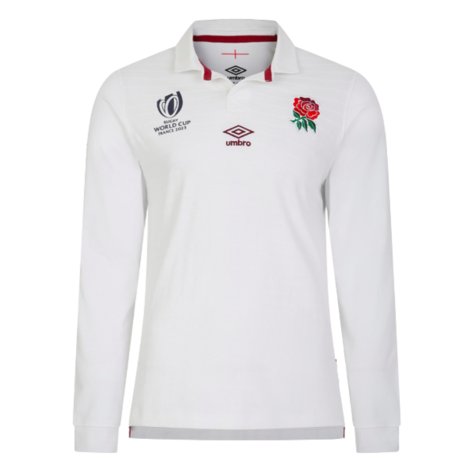 England 2023 RWC Home LS Classic Rugby Shirt (Leonard 1)