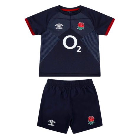 2023-2024 England Rugby Alternate Replica Infant Kit (Sinckler 3)