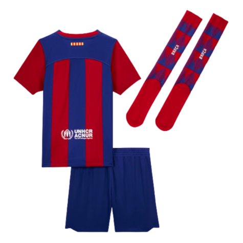 2023-2024 Barcelona Home Mini Kit (Your Name)