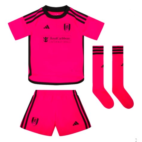 2023-2024 Fulham Away Little Boys Mini Kit (James 21)