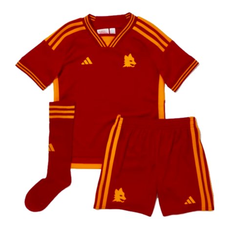 2023-2024 AS Roma Home Mini Kit (Baldanzi 35)