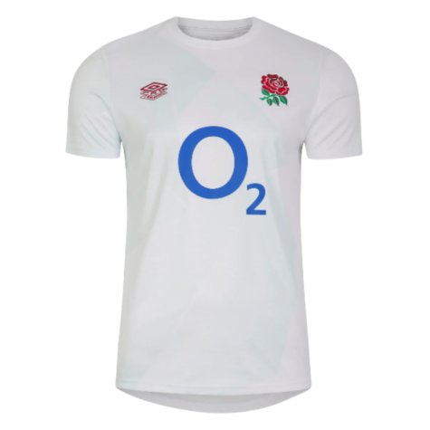 2023-2024 England Rugby Warm Up Jersey (Brilliant White) (Tuilagi 13)