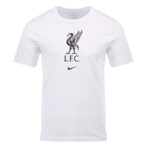 2023-2024 Liverpool Crest Tee (White) (M Salah 11)