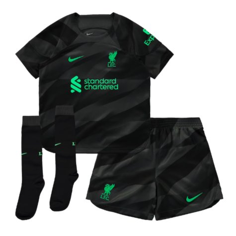 2023-2024 Liverpool Home Goalkeeper Mini Kit (Kelleher 62)