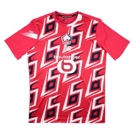 2023-2024 Lille LOSC Pre-Game Jersey (Home) (Andre Gomes 28)