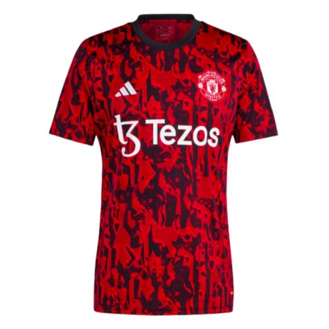 2023-2024 Man Utd Pre-Match Shirt (Red) (Charlton 9)