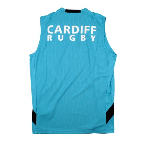 2023-2024 Cardiff Blues Rugby Training Vest (Aqua)