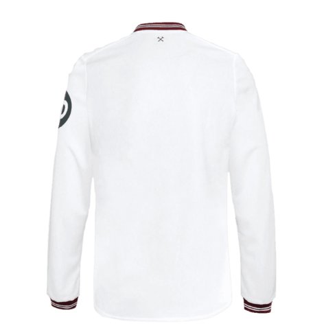 2023-2024 West Ham Long Sleeve Away Shirt (Kids) (Kudus 14)