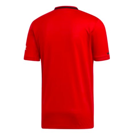 2019-2020 Man Utd Adidas Home Football Shirt (B Fernandes 18)