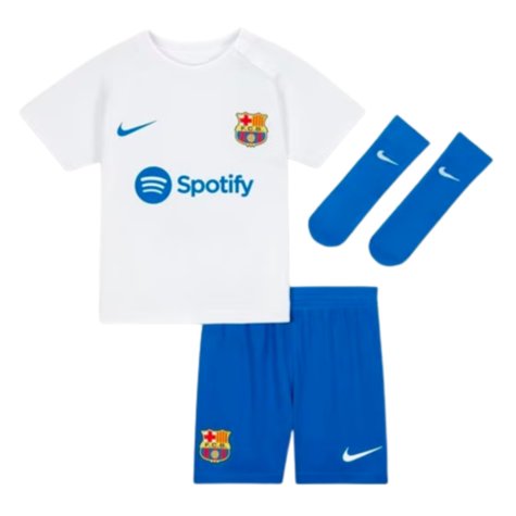 2023-2024 Barcelona Away Baby Kit (S Roberto 20)