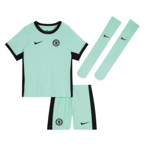 2023-2024 Chelsea Little Boys Third Mini Kit (Gusto 27)