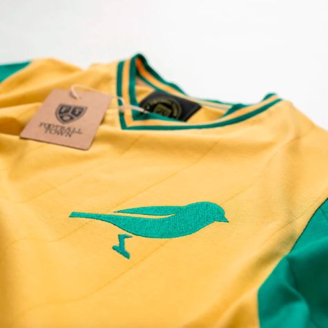 Norwich The Canary Home Retro Football Shirt