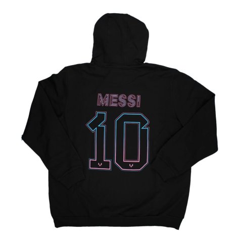 2023-2024 Inter Miami Messi No10 Hoodie (Black)