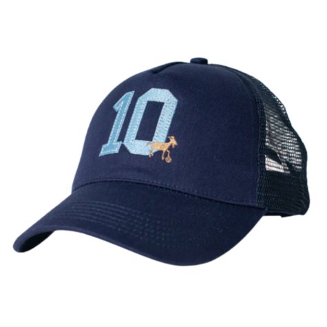 Argentina Messi GOAT 10 Trucker Blue