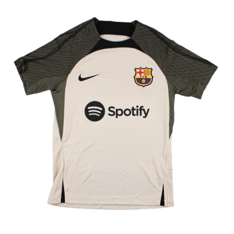 2023-2024 Barcelona Training Knit Football Shirt (Sequoia) - Kids (Your Name)