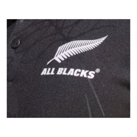 2023-2024 New Zealand All Blacks Rugby Supporters Polo Shirt (Black)