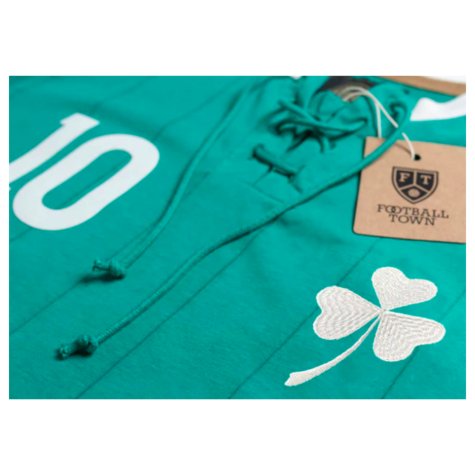 Ireland Retro Shirt Keane with Laces The Green Army