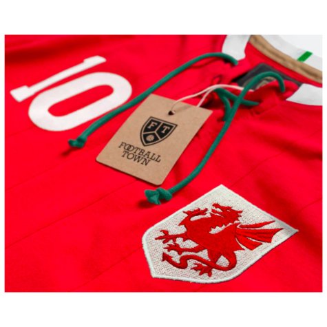 Wales Retro Shirt with Laces The Dragon