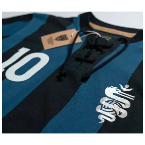 Inter Retro Shirt with Laces Il Serpente