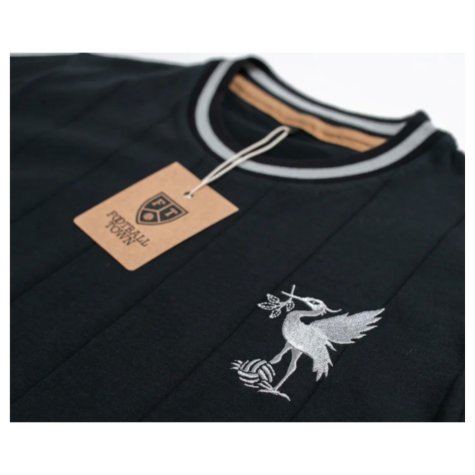 Liverpool Silver Bird Retro Football Shirt (Black)