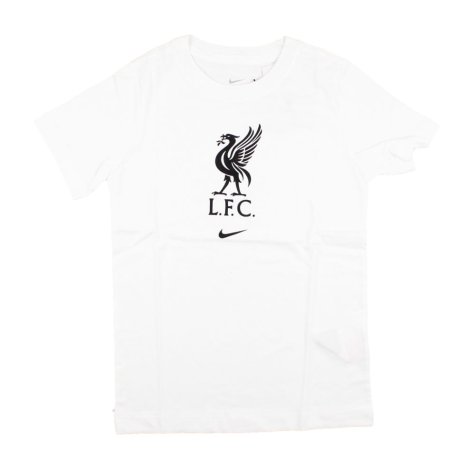 2023-2024 Liverpool Crest Tee (White) - Kids (Darwin 9)