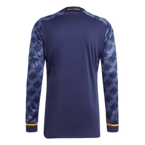 2023-2024 Real Madrid Long Sleeve Away Shirt (Zidane 5)